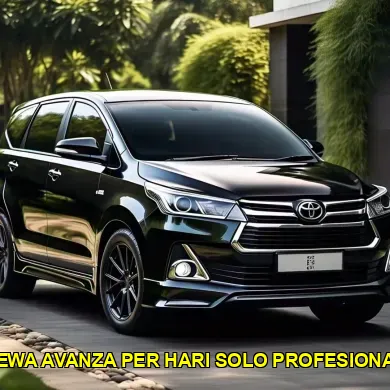 sewa avanza per hari solo profesional